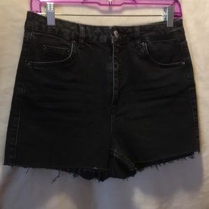 Topshop High Rise Mom Shorts Sz 6